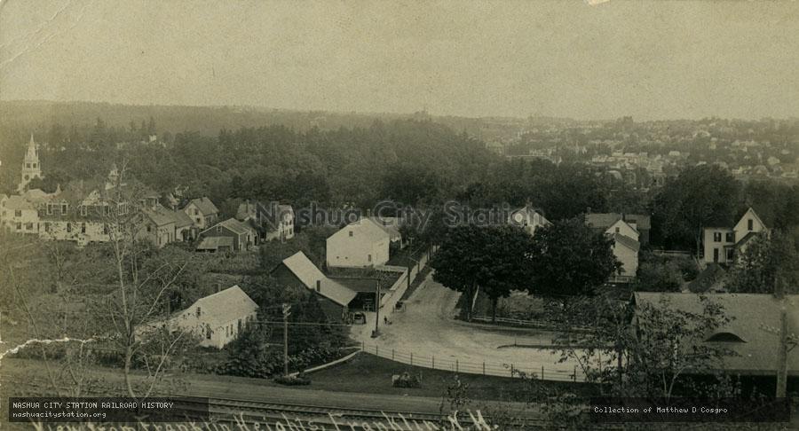 Postcard: View from Franklin Heights, Franklin, New Hampshire